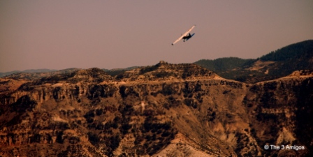 Flying over Copper Canyon